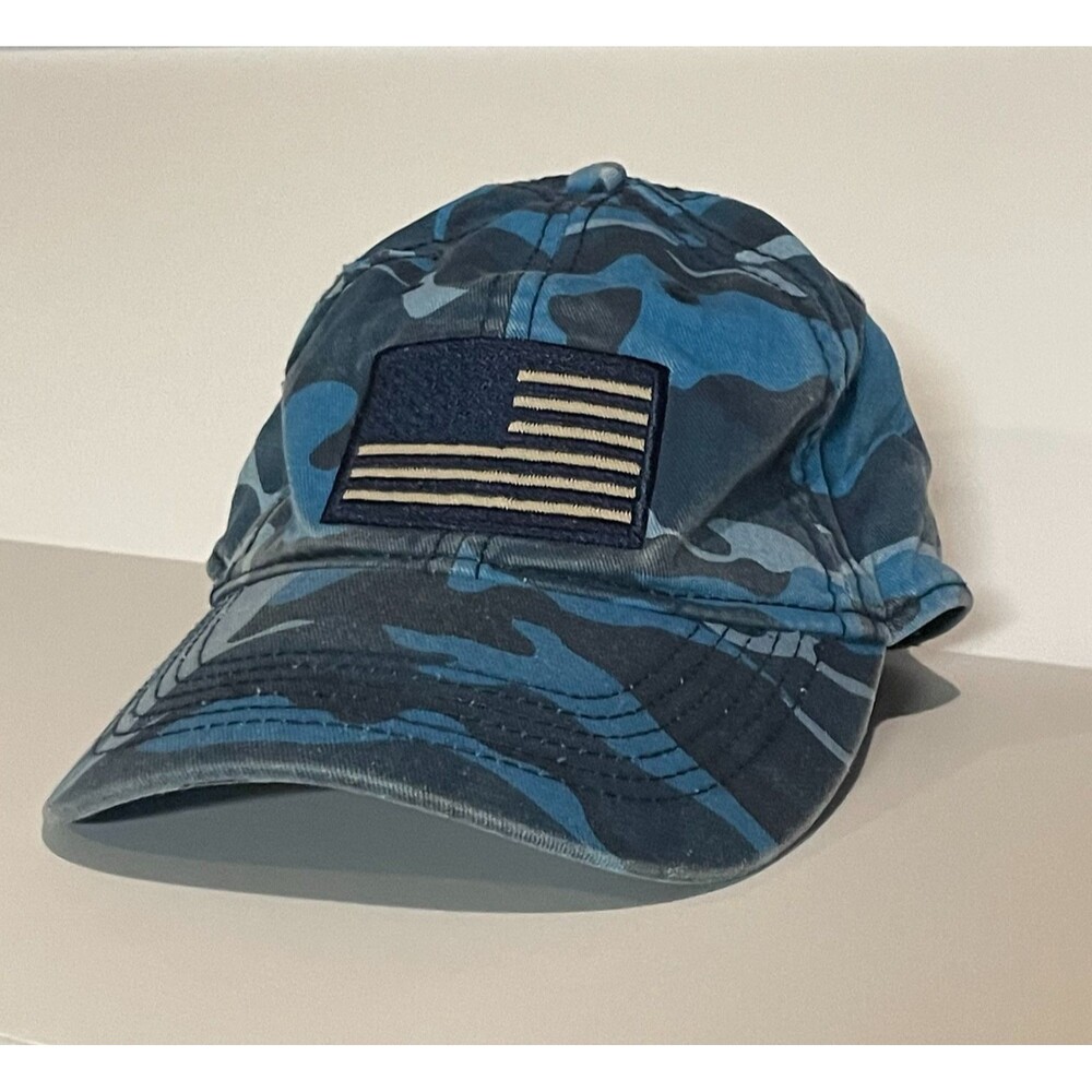 American Flag Strapback Hat Bluish-Green One Size Academy Sports Outdoors